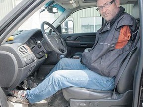 In this file photo, Steven Simonar was ticketed in Saskatoon on Friday for not wearing his seatbelt.(Richard Marjan,/for Starphoenix)
