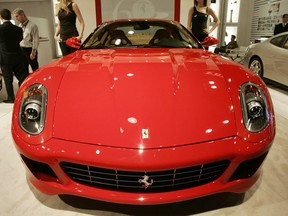 A Ferrari F430 Spider is shown at a New York auto show in this 2007 file photo. (Stan Honda / AFP / Getty Images)