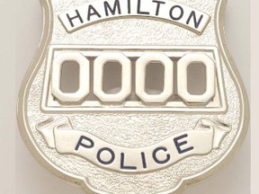 Hamilton police badge