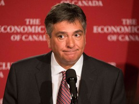 Files: Ont. Finance Minister Charles Sousa scrums with the media after delivering a speech to members of The Economic Club of Canada ahead of May's budget in Toronto on Monday April 22, 2013 (THE CANADIAN PRESS/Chris Young)