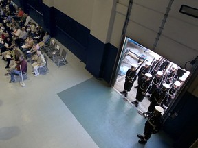 The Navy League of Canada and Royal Canadian Sea Cadet Corps Agamemnon host their 93rd ceremonial review at HMCS Hunter June 1. (DAX MELMER / Windsor Star files)