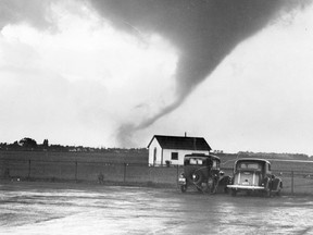 The Windsor, Ont. tornado of June 17, 1946 is shown in this file photo. (FILES/The Windsor Star)