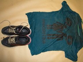 Windsor police  released this image June 22 of the clothing worn by a man identified as Jean-Mickael Niyongabo, whose body was pulled from the Detroit River June 20. Police are seeking the public's help in the investigation. (Windsor police photo)