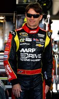 Jeff Gordon, driver of the #24 Drive To End Hunger Chevrolet, stands in the garage during practice for the NASCAR Sprint Cup Series Coca-Cola 600 at Charlotte Motor Speedway in Concord, North Carolina. (Photo by Jeff Zelevansky/Getty Images)