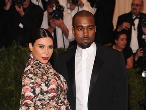 Kim Kardashian's fashion sense is always under scrutiny and so it goes with her maternity wear. (Feb. 13, 2013 Associated Press files)
