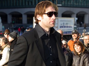 Former Hab Shayne Corson attends funeral services for former Canadiens coach Pat Burns in Montreal in 2010. (Allen McInnis/THE GAZETTE)