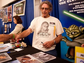 Peter Mayhew, the actor known for playing Chewbacca in Star Wars, is seen in this file photo. (Bryanna Bradley / THE GAZETTE)