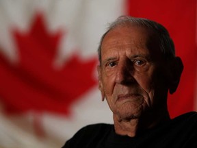 Devil's Brigade veteran Ralph Mayville is photographed at the Royal Canadian Legion Branch 143 in Windsor, Ont., on Thursday, June 6, 2013. The Devil's Brigade will hold their annual reunion in Windsor this September. (TYLER BROWNBRIDGE/The Windsor Star)
