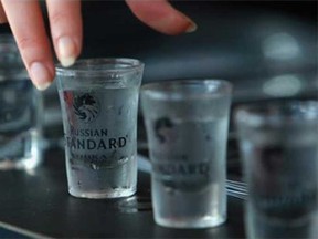 Vodka shots (Getty Images , Postmedia News)
