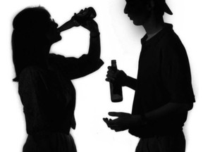 File photo of underage teens drinking alcohol. (Windsor Star files)