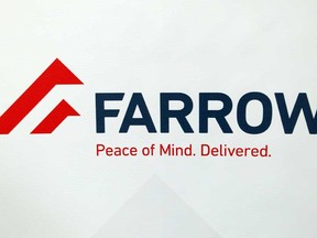 New logo for Farrow on June 10, 2013.  Farrow is a Customs Broker located on Huron Church Road in Windsor, Ontario.  (JASON KRYK/The Windsor Star)