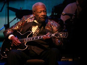 Legendary bluesman, B.B. King, performs at The Colosseum at Ceasars Windsor, Sunday, June 9, 2013.  (DAX MELMER/The Windsor Star)