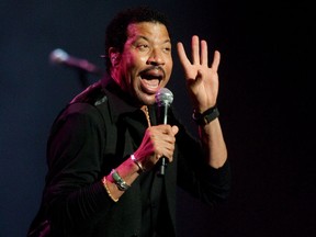 American soul and R&B musician Lionel Richie performs at Salle Wilfrid-Pelletier in Place des Arts for the 2010 Montreal International Jazz Festival in downtown Montreal on Friday, June 25, 2010. (Dario Ayala / THE GAZETTE)