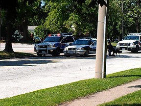 Windsor Star reader Jamie Lobzun captured this picture of a west-end arrest on Friday, June 14, 2013. (Jamie Lobzun/Special to The Star)