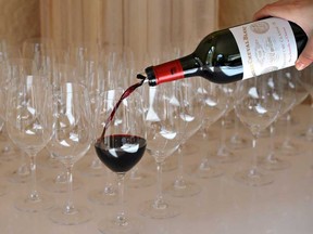 File photo of wine and glasses. (PIERRE ANDRIEU/AFP/Getty Images)