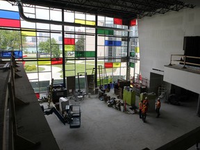 The main lobby of downtown Windsor's Family Aquatic Complex is shown on May 31, 2013. (Nick Brancaccio / The Windsor Star)