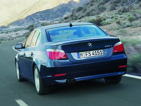 A 2007 BMW 525i sedan is shown in this promotional image from BMW. (Handout / The Windsor Star)