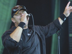 Drop Dead Famous lead singer Rob Higgins performs at Beaverfest '13 at the Riverfront Amphitheatre. Higgins and a host of others are performing downtown on Sunday, August 4, 2013 to support Harmony in Action and in memory of Higgins' sister, Jenny, who died last year. (Windsor Star files)