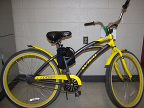 The bicycle that was left behind by a woman who was last seen going into the Detroit River near downtown Windsor on June 20, 2013. (Handout / The Windsor Star)