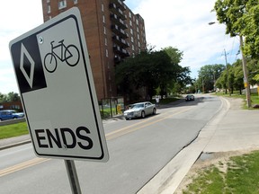 In this file photo, Riverside Drive east is seen in Windsor on Tuesday, June 18, 2013. The Riverside Vista project will continue in 2014 adding bike lanes and improving the overall quality of Riverside Drive.                (TYLER BROWNBRIDGE/The Windsor Star)