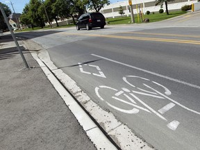 Riverside Drive east is seen in Windsor on Tuesday, June 18, 2013. The Riverside Vista project will continue in 2014 adding bike lanes and improving the overall quality of Riverside Drive.                (TYLER BROWNBRIDGE/The Windsor Star)