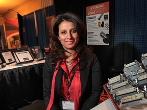 Kim Thiara, sales manager with AceTronic of Mississauga, Ont. is shown Tuesday, June 4, 2013, at Caesars Windsor where a conference is being held.  (DAN JANISSE/The Windsor Star)