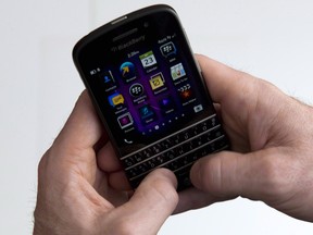 File photo of a smartphone. (Graeme Roy/The Canadian Press)