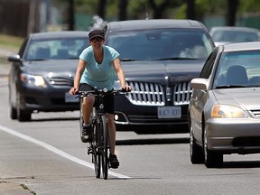 The relationship between cyclists and drivers has been rocky at times. (TYLER BROWNBRIDGE / Windsor Star files)