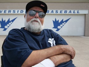 Dennis Palamides is pictured at the Riverside Baseball Centre, Saturday, May 18, 2013, where he regularly volunteers.  Palamides won the WESPY Volunteer of the Year Award for 2013.  (DAX MELMER/The Windsor Star)