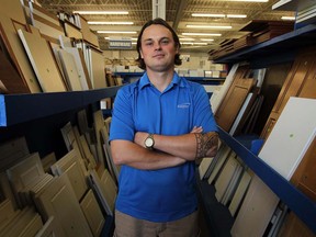 Derek Gungle is a supervisor at Habitat for Humanity's ReStore in Windsor. (TYLER BROWNBRIDGE/The Windsor Star)