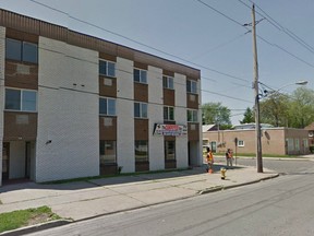 The apartment building on Felix Avenue where a toddler fell from a second-floor window is shown in this undated Google Maps image.