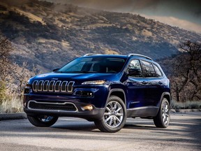 The 2014 Jeep Cherokee Limited. The 2014 Cherokee midsize SUV made its debut Wednesday, March 27, 2013 at the New York International Auto Show. (AP Photo/Chrysler)