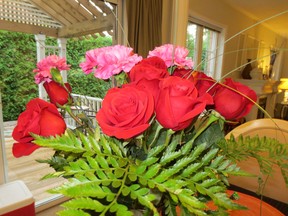Sending roses to someone always has a loving message.