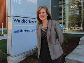 In this file photo, Sandra Pupatello is shown on her first day on the job at the WindosrEssex Development Corporation on June 3, 2013 in Windsor, Ontario. (JASON KRYK/The Windsor Star)