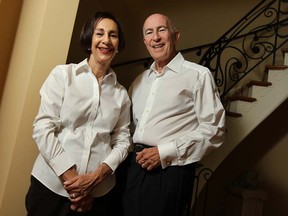 Bill and Rochelle Tepperman are photographed at their home in Windsor on Wednesday, June 19, 2013. The couple will be honoured by the Windsor-Essex Regional Chamber of Commerce on June 21st with a lifetime achievement award.                (TYLER BROWNBRIDGE/The Windsor Star)