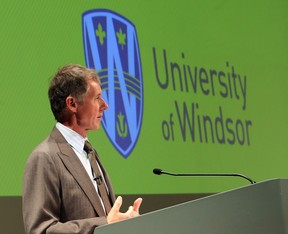 University of Windsor president Alan Wildeman on  June 5, 2013. (JASON KRYK/The Windsor Star)