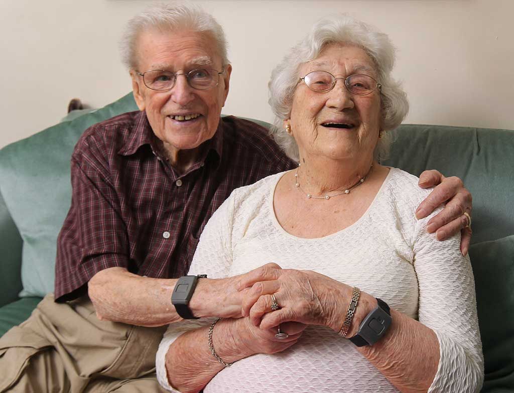 Still in love at 100 and 98, Windsor couple celebrates 75th anniversary