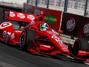 Scott Dixon of New Zealand drives the Target Chip Ganassi Racing Honda during qualifying for the Honda Indy Toronto Saturday. (Photo by Chris Trotman/Getty Images)