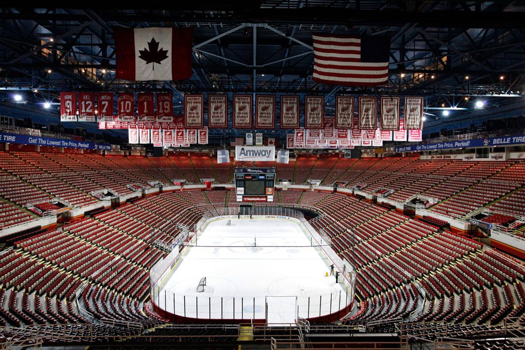 Windsor Arena, first home of the Red Wings, is still standing