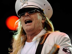 Cheap Trick got a few songs in, prior to the collapse on the MBNA Stage Sunday July 17, 2011 at Cisco Ottawa Bluesfest held at the Canadian War Museum.  (Ashley Fraser for The Ottawa Citizen, Postmedia News Service)