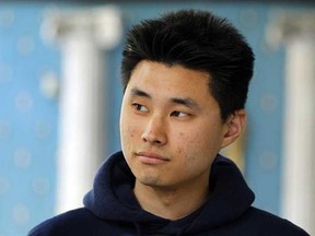 This May 1 ,2012, file photo shows Daniel Chong at a news conference where he discussed his detention by the DEA in San Diego. (AP Photo/U-T San Diego, K.C. Alfred)