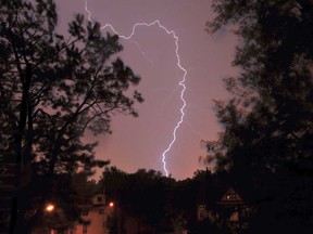 Shot taken looking southwest towards the direction of LaSalle from the 300 block of Caron Avenue. (John Skinner/Special to The Star)