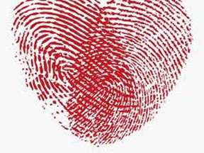 Fingerprint heart. (Google Image)