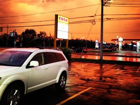 A storm-coloured July sky near Tecumseh Road and Lauzon Road. (Edwin Espinoza/Special to The Star)