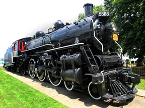 For the past five years a group of dedicated volunteers have worked to restore the Spirit of Windsor locomotive that sits on the downtown riverfront in Windsor, Ont. The train is shown Thursday, July 18, 2013. (DAN JANISSE/The Windsor Star)