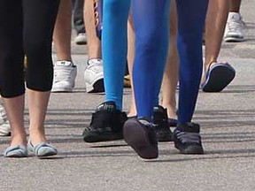 File photo of walkathon participants. (Windsor Star files)