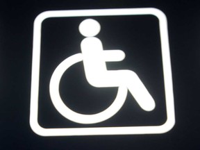 File photo of a disabled sign. (Windsor Star files)