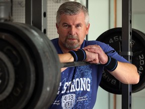 Powerlifting pastor Adrian Ninaber of the Cavalry Baptist Church has qualified for the world championships in Scotland Nov. 1-3. (NICK BRANCACCIO/The Windsor Star)