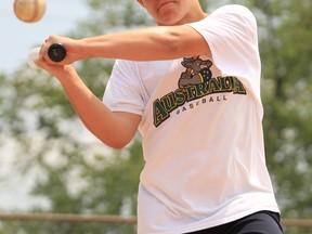 Windsor's Nathan Picchioni won an under-14 Australian national batting championship.  (JASON KRYK/The Windsor Star)