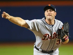 Max Scherzer will be the starting pitcher when the Detroit Tigers face elimination against the Boston Red Sox in Game 6 of the American League Championship Series Saturday at Fenway Park.  (Getty Images files)